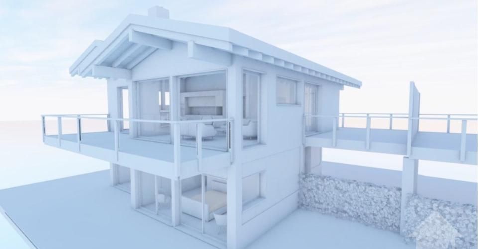 En construction, chalet traditionnel, quartier calme, vue panoramique - Chalet 5.5 pièces - image - 2