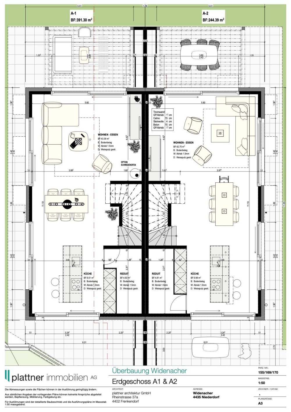 5.5-Zimmer-Doppeleinfamilienhaus Haus A2 Niederdorf -  Bild 9