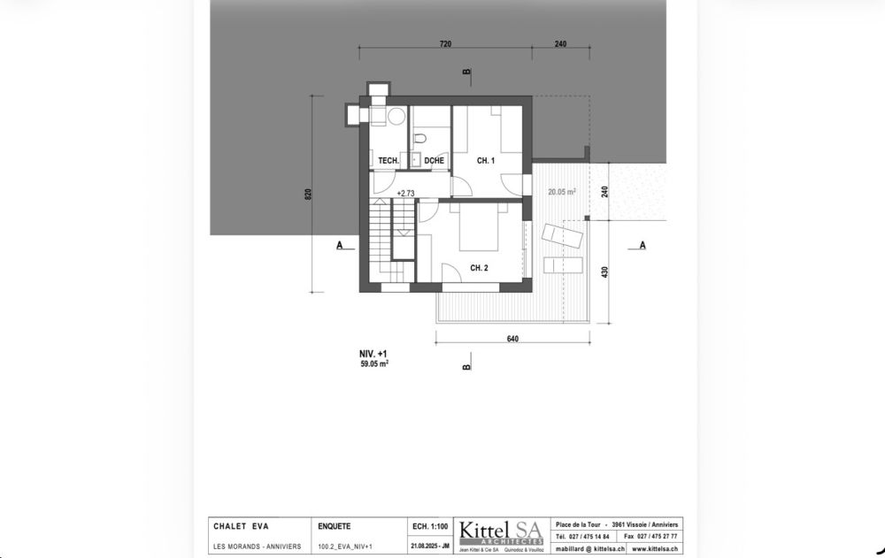 Chalet d'exception avec vue panoramique aux Morands - Niveau 1