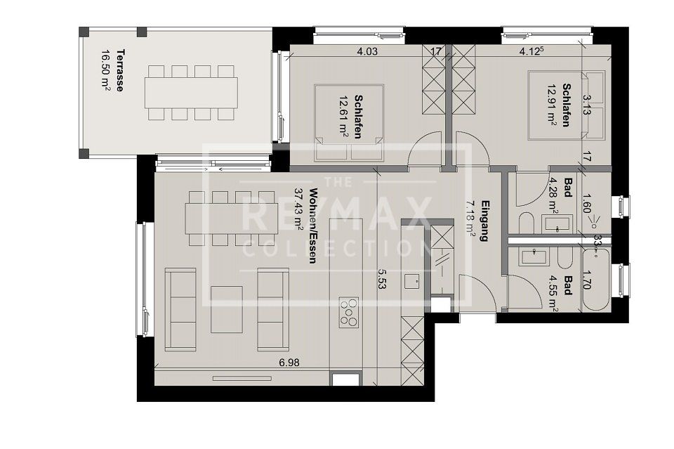 3½-Zimmer-Wohnung Nr. 4 - Neubau Ganschiersch - ERSTWOHNUNG -  Bild 8