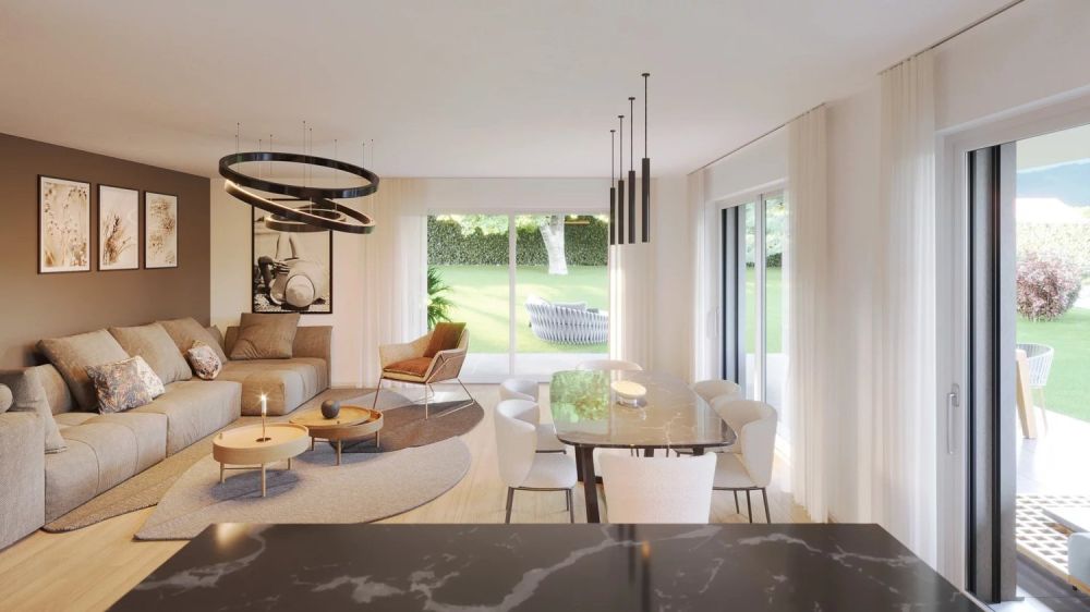 Zu Verkaufen 5-Zimmer-Wohnung im 1. Stock in Veyrier 35 m² Loggia -  Bild 5