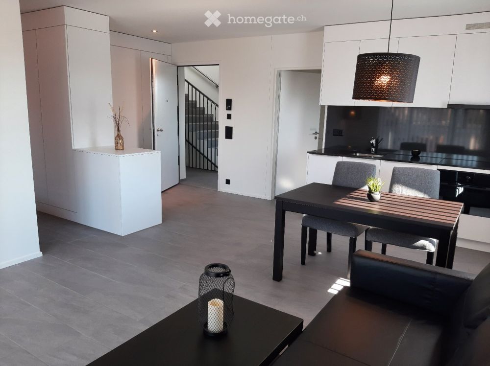 Moderne möblierte 2.5-Zimmer-Wohnung mit Terrasse und Garten in Aarau zu vermieten -  Bild 2