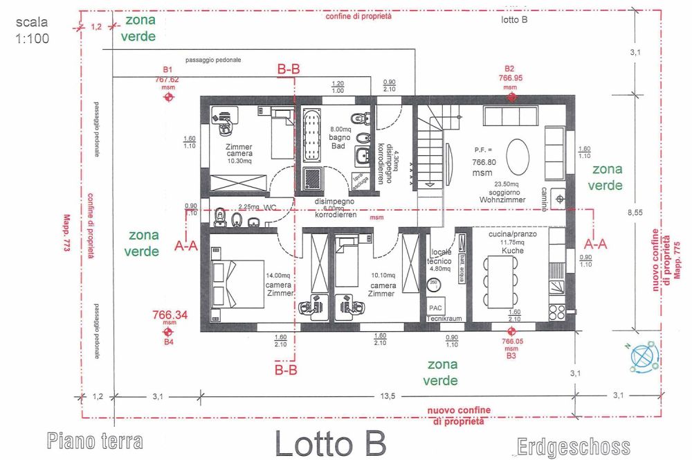 NUOVA COSTRUZIONE A FAIDO  CASA UNIFAMILIARE 4,5 LOCALI CON GIARDINO E VISTA MONTAGNA - Image 3