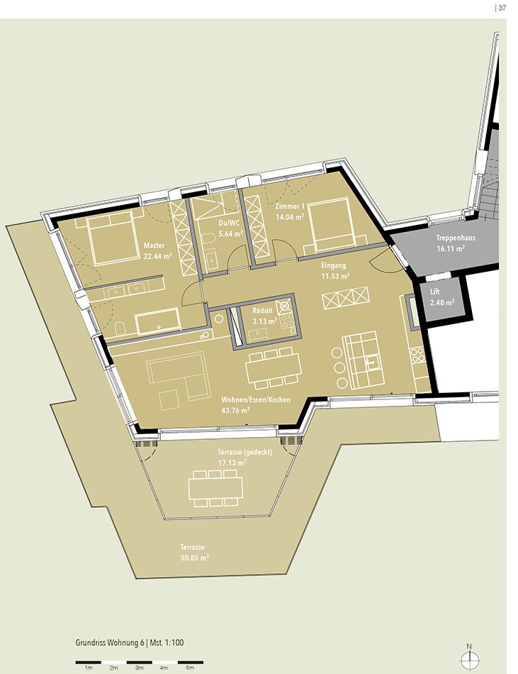 Exklusive Attikawohnung mit unverbaubarer Aussicht. Neue Preise - B6 -  Bild 5
