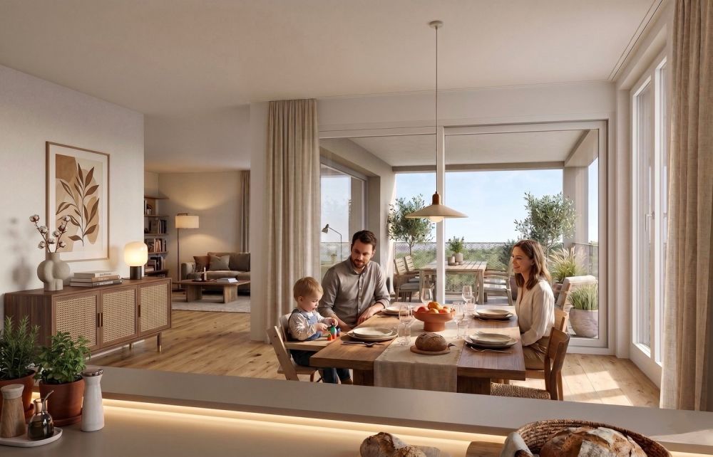 Superbes appartements de 3.5, 4.5 et 5.5 pcs à vendre en PPE dans un cadre verdoyant à Saignelégier -  Bild 4