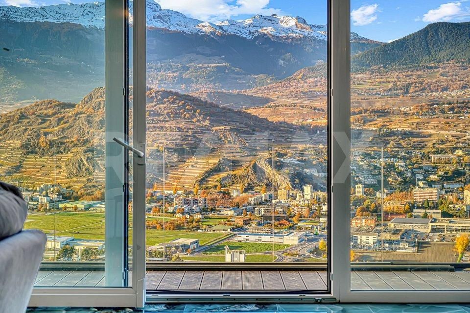 Villa neuve 2025 | Duplex 4.5p 151m² terrasse vitrée | Vue vallée du Rhône — Hauteurs de Sion - Maison 4.5 pièces - image - 1