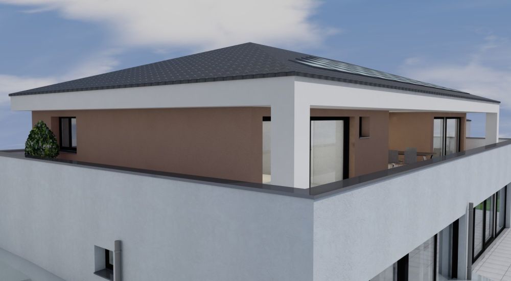 Neubau vier wunderschöne 4½ Attikawohnungen mit grosszügigen Terrassen im Guldifeld 3182 Ueberstorf -  Bild 3