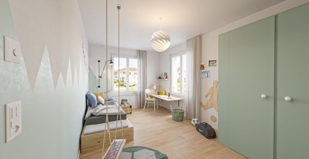 Modernes und naturnahes Eigenheim - Kinderzimmer