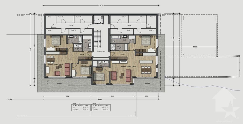 Nouveaux appartements résidentiels de 3,5 pièces - Bild 11