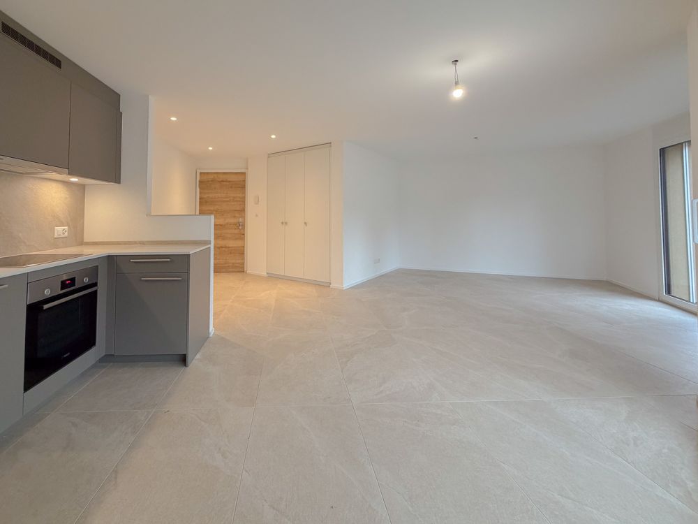 Appt PPE neuf de 3.5 pces, terrasse et jardin Campagne Pernod, lot B2 - Cuisine ouverte sur la pièce à vivre