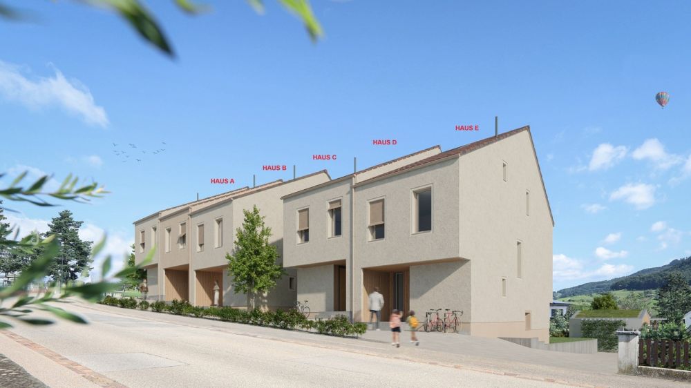 Neubauprojekt "FÜNF ZÄMME" (HAUS C) - Visualisierung