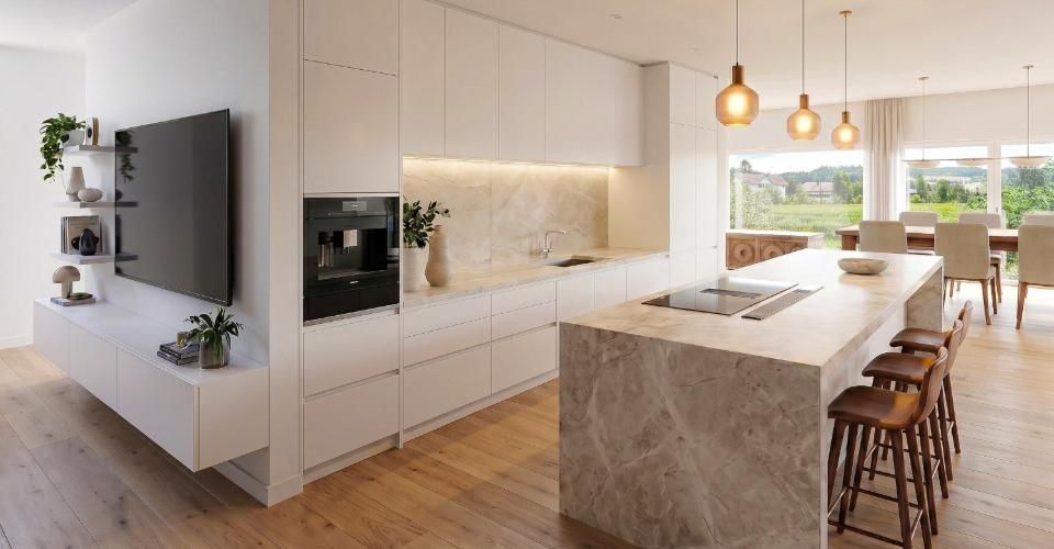 Exklusive 6.5-Zimmer Neubau-Doppeleinfamilienhaus A.1 | Oberkulm AG - Maison jumelée 6.5 pièces - image - 1