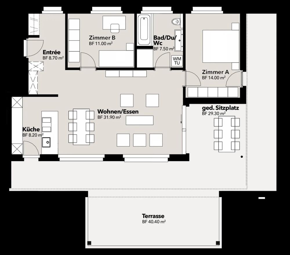 Neubau mit Weitblick: 3.5-Zimmer-Attika mit grosser Terrasse in Niederbipp -  Bild 10