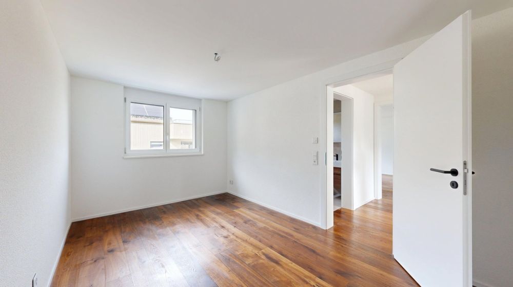 Neubau: Modernes Reiheneinfamilienhaus in Sax zu kaufen - Schlafzimmer
