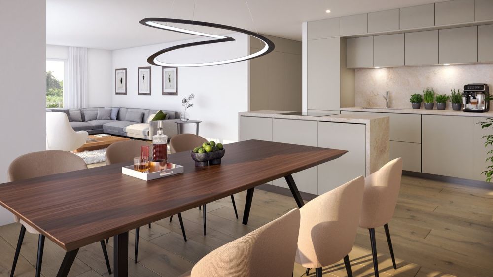 Neubau: 4.5-Zimmer-Wohnung mit grosszügigem Balkon oder Garten in Ettingen -  Bild 6
