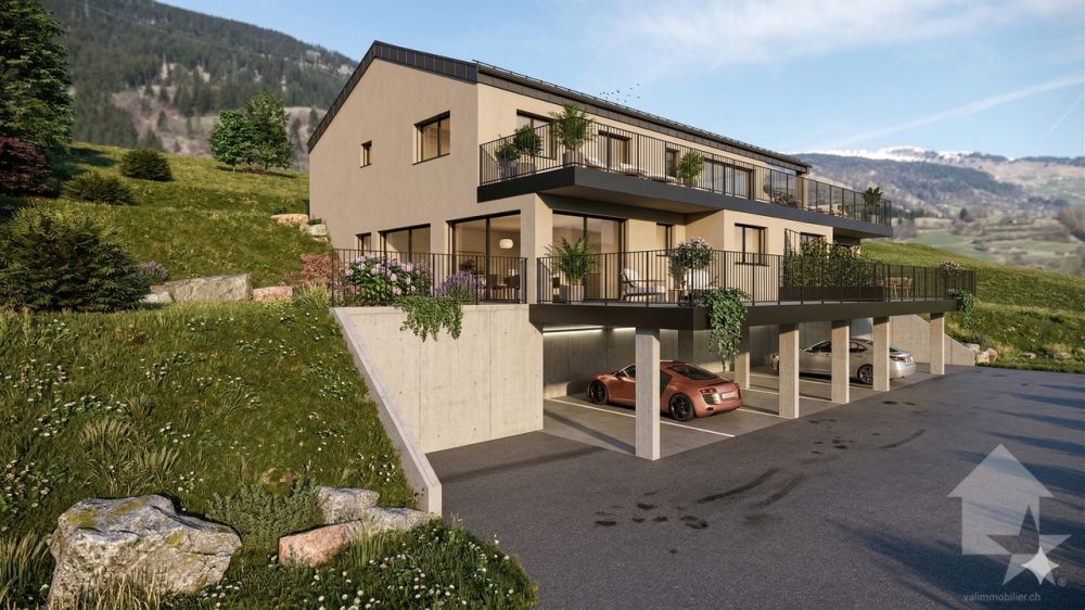 Attique de 4.5 pièces à Veysonnaz avec grande terrasse panoramique -  Bild 5