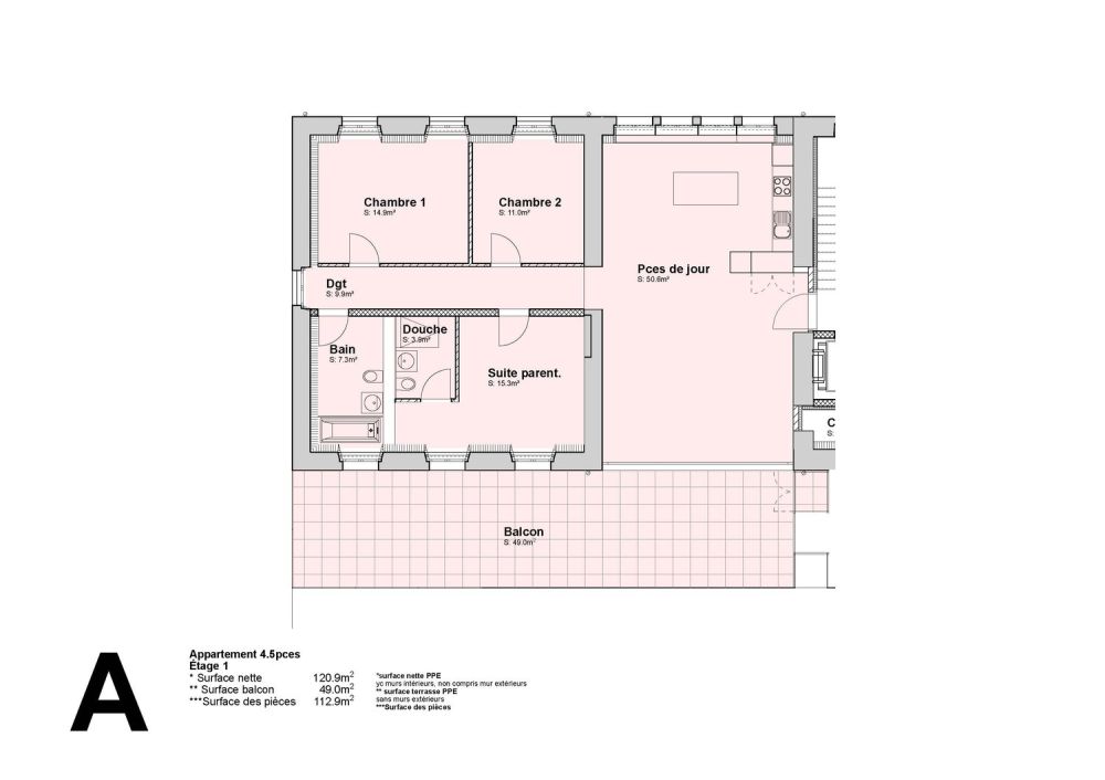 Appartement de 4,5 pièces dans une nouvelle construction à Saint-Imier - Bild 4