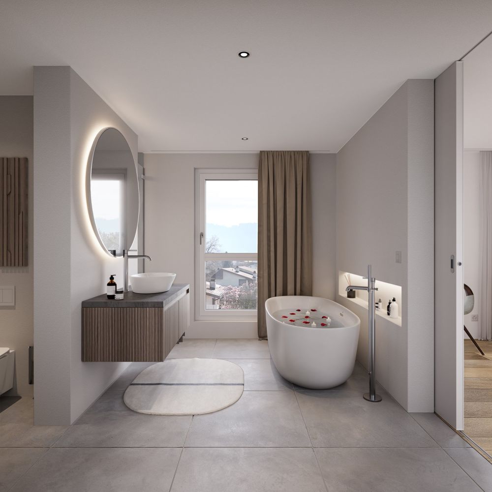 Exklusive 5-Zimmer-Neubauwohnung mit Terrasse & Weitsicht -  Bild 6
