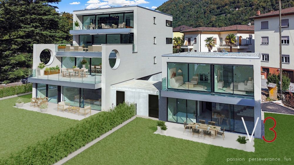 Elegante 4.5 locali al primo piano con terrazza e parziale vista lago - Bild 2