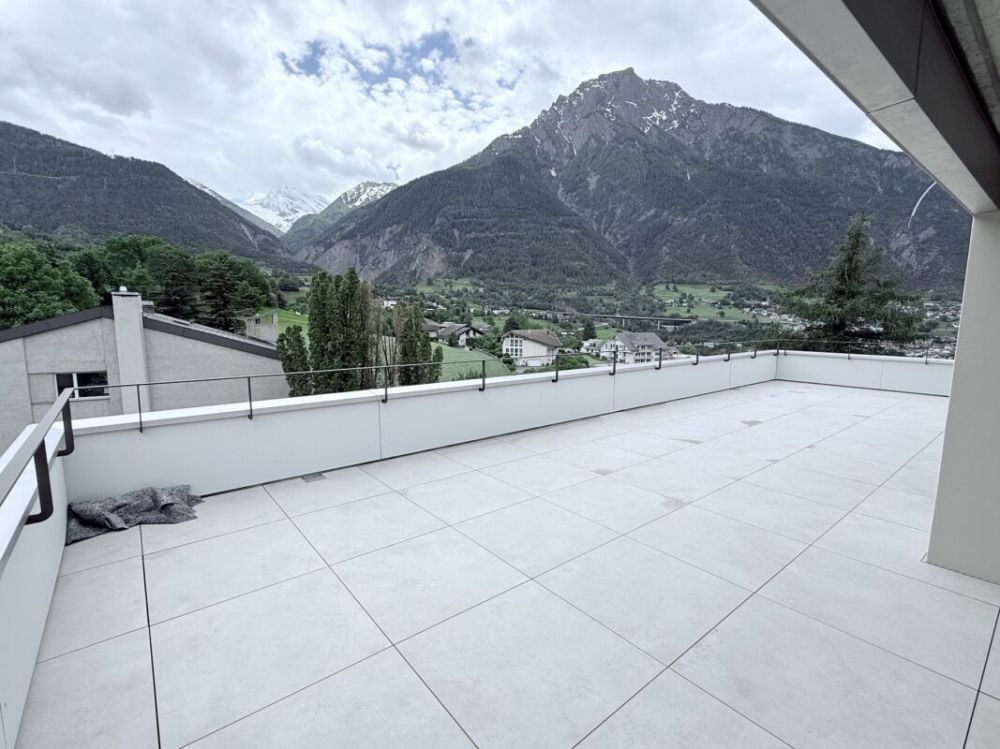 Einzigartige Dach Wohnung mit alpinen Weitblick in Brig und grosser Sonnenterasse -  Bild 5