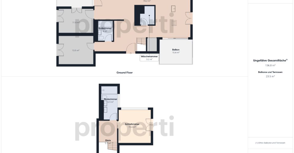 Exklusive Neubau-Attika 4.5 Zimmer - Duplex 4.5 pièces - image - 12