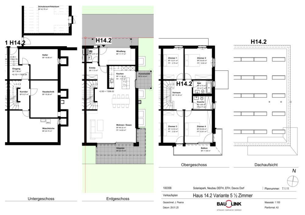 5.5 Zimmer-Doppel-Einfamilienhaus - Bild 6
