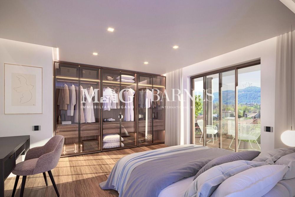 Collina d'Oro: Nuovo Appartamento 4.5 locali con terrazza - Bild 8