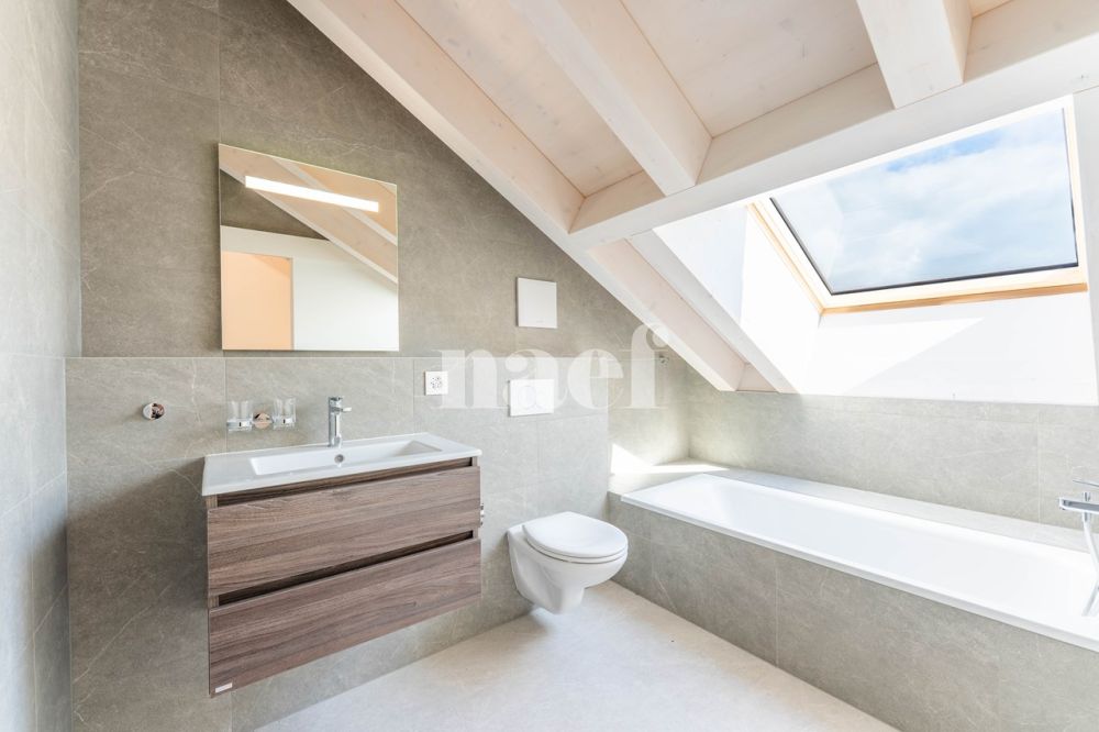 Appartement neuf de 5.5 pièces duplex avec grand balcon à vendre à Prévonloup -  Bild 9
