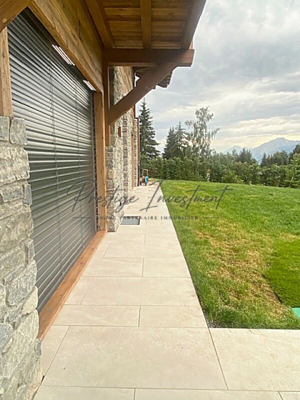 Magnifique Chalet Prestige: le golf en voisin, les Alpes en horizon. - Chalet Prestige à Crans-Montana
