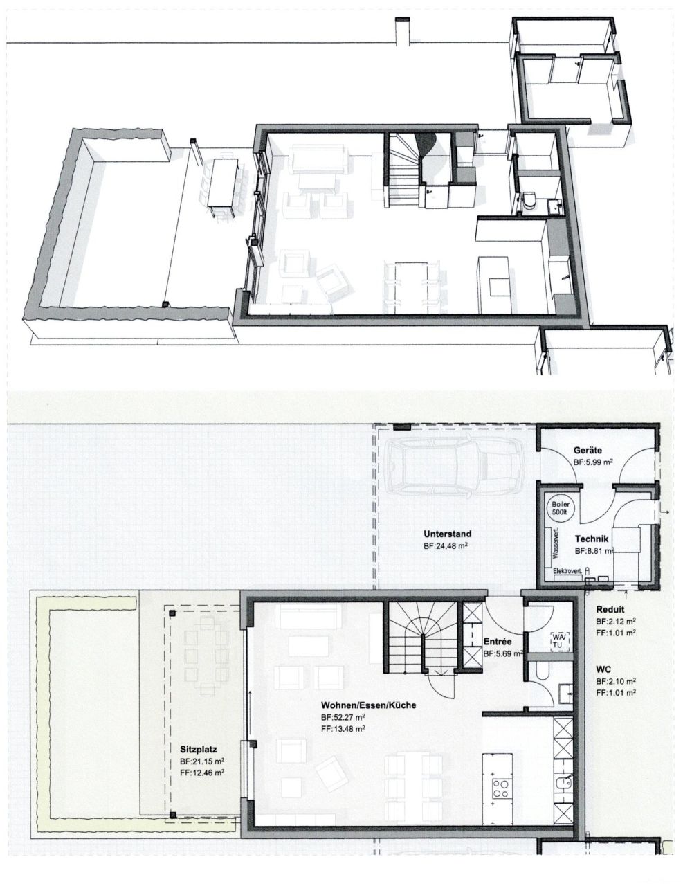 Attraktiv für die Familie! Sonnig ruhig zentral. Kindergarten, Bus, in der Nähe. Schule 3-4 Min. - Bild 10