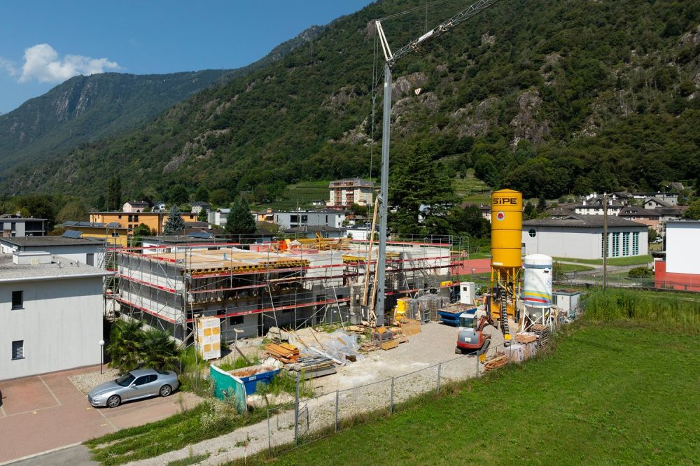Moderna casa per la tua famiglia - Cantiere visto da Nord