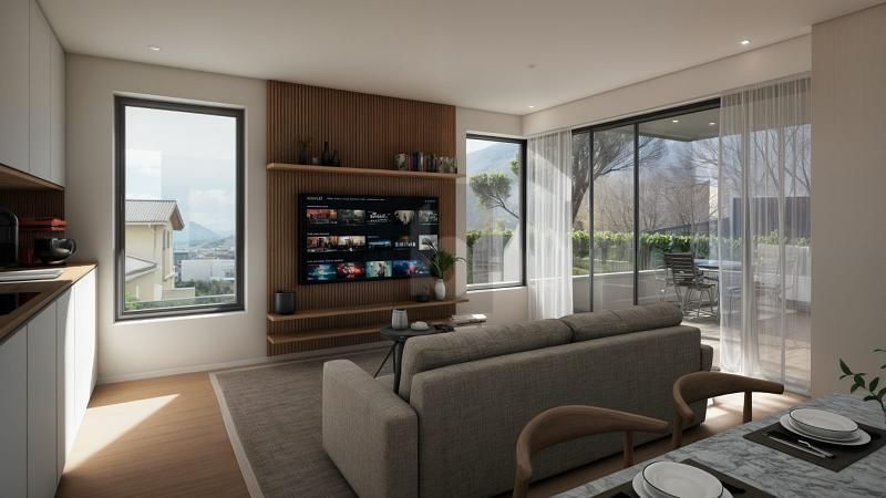 SPACIEUX AVEC GRAND JARDIN - Appartement 4.5 pièces - image - 1