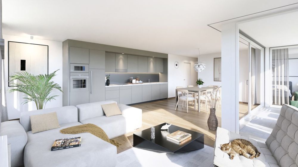 Promotions de 25 appartements du studio au 5.5 pièces à vendre à Siviriez - Bild 1