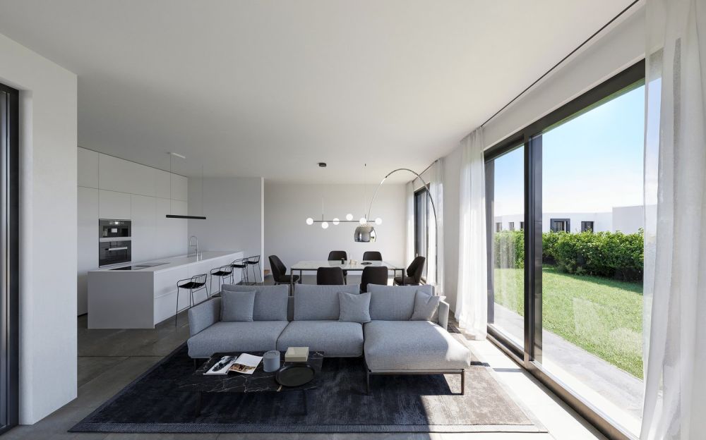 Neues Zweifamilienhaus mit exklusivem Garten in Bedano -  Bild 5
