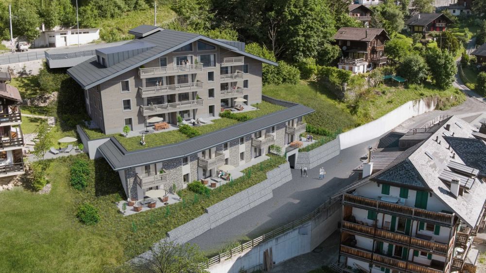 Wohnungen mit 3,5 Zimmern in einer neuen Residenz in Gryon -  Bild 2
