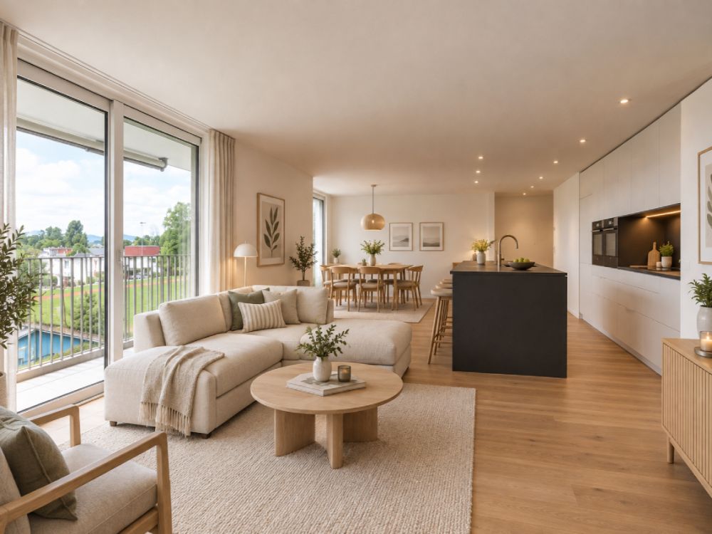 Murtensee vor der Tür - Exklusive 5.5-Zimmer-Dachwohnung -  Bild 1