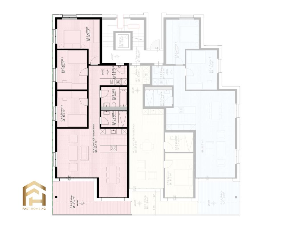Erstbezug MFH Imbach 4.5 Zimmerwohnung - 2D EG 4