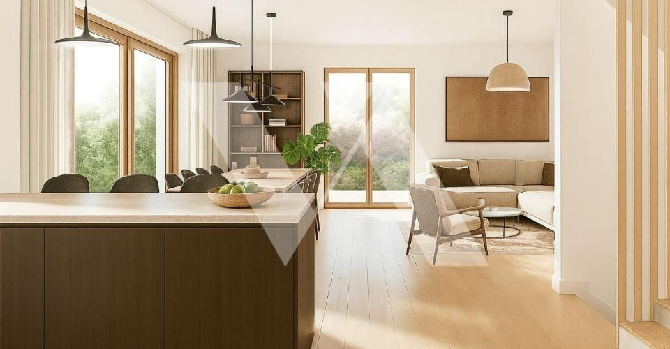 A vendre en construction ? Belle villa contiguë avec jardin - Villa 4.5 pièces - image - 2