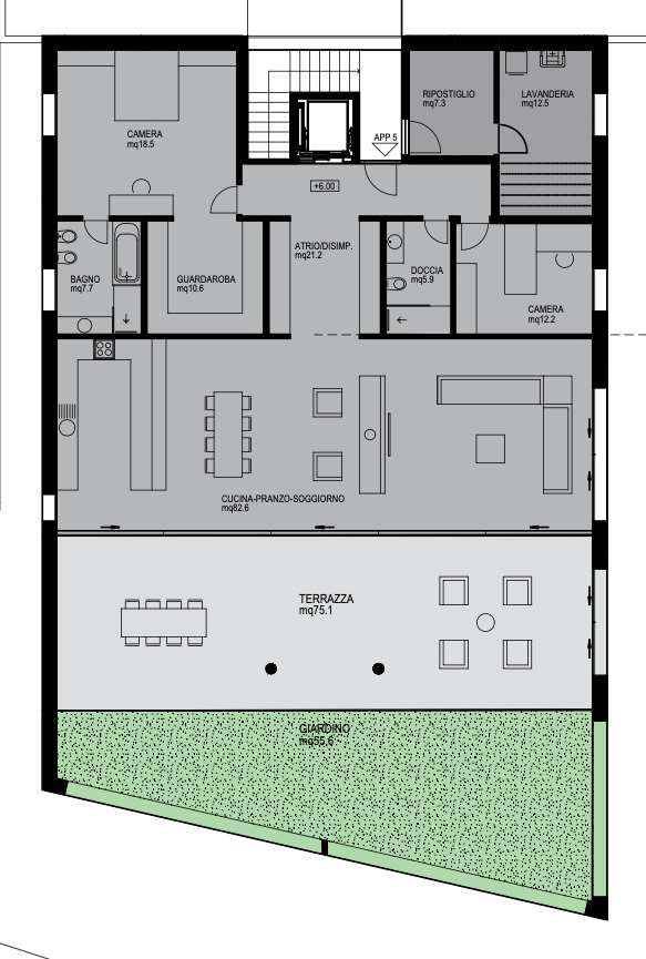 Attico 4.5 locali open space di nuova costruzione - Bild 4