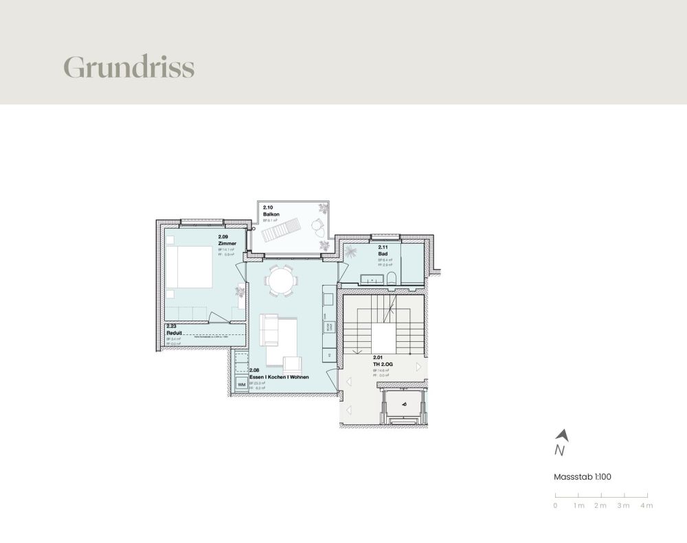 Moderne 2.5-Zimmer-Neubauwohnung mit Balkon in Oberglatt -  Bild 5