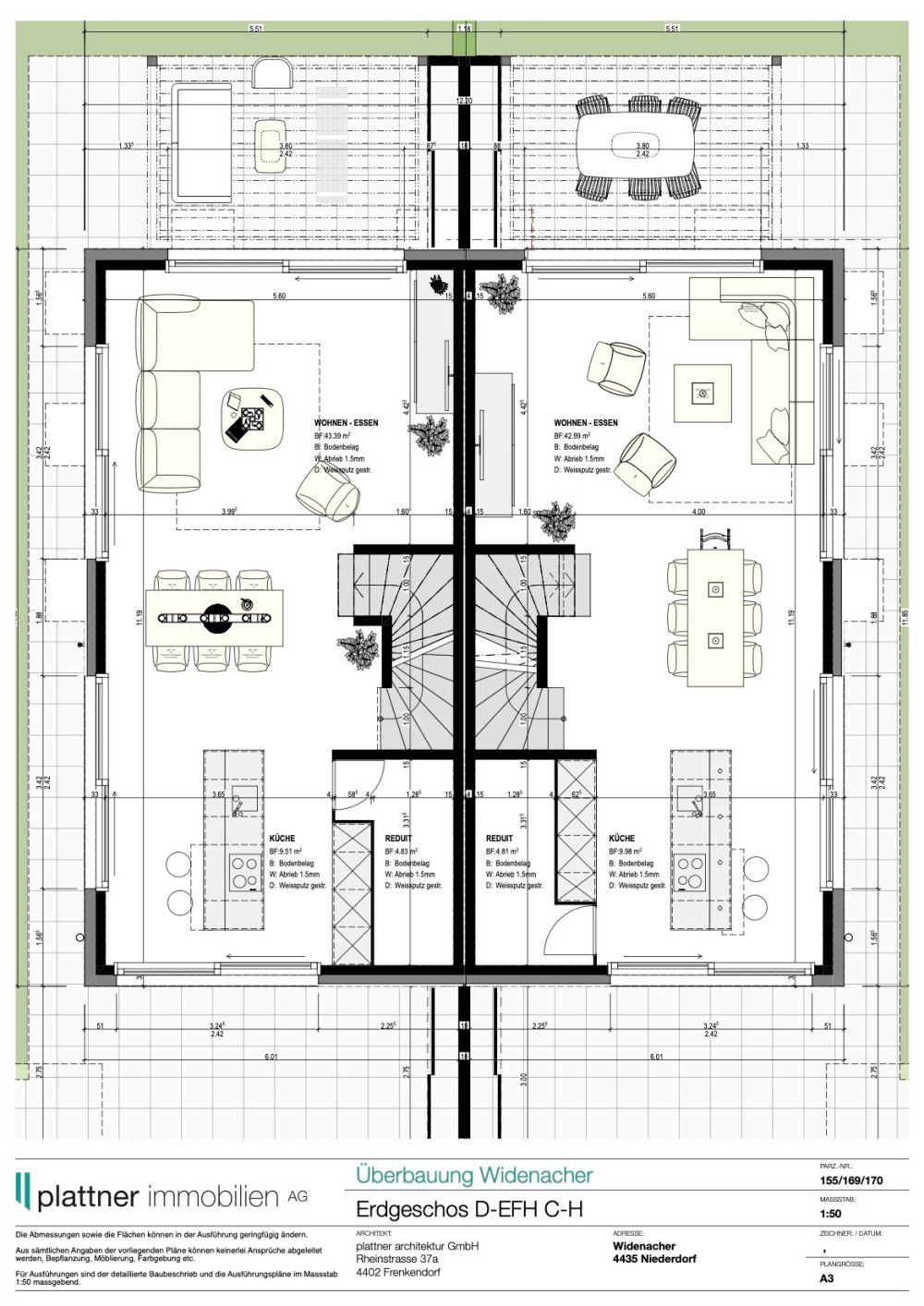 5.5 Zimmer Doppeleinfamilienhaus Haus G1 Niederdorf -  Bild 7