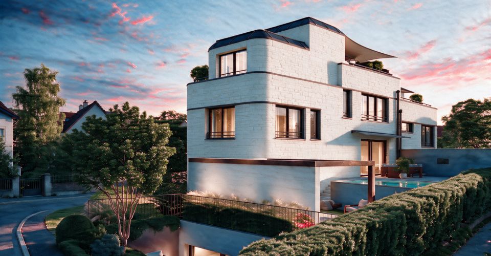 Kilchbergs Split-Level-Highlight: Luxus-Haus mit Pool, Smart-Home & maximalem Wow-Effekt - Maison 6.5 pièces - image - 1