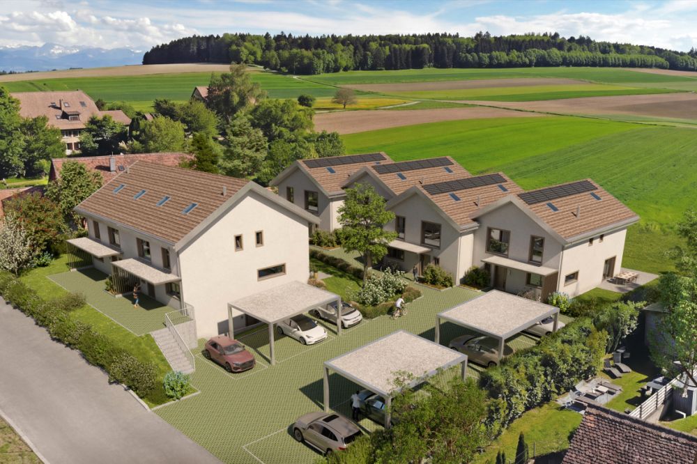 NEUES PROJEKT VON 6 FAMILIENVILLAS IN THIERRENS MIT GÄRTEN! -  Bild 3