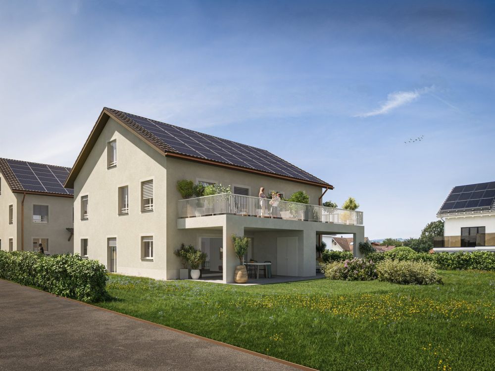 Modernes und naturnahes Eigenheim - Aussenansicht