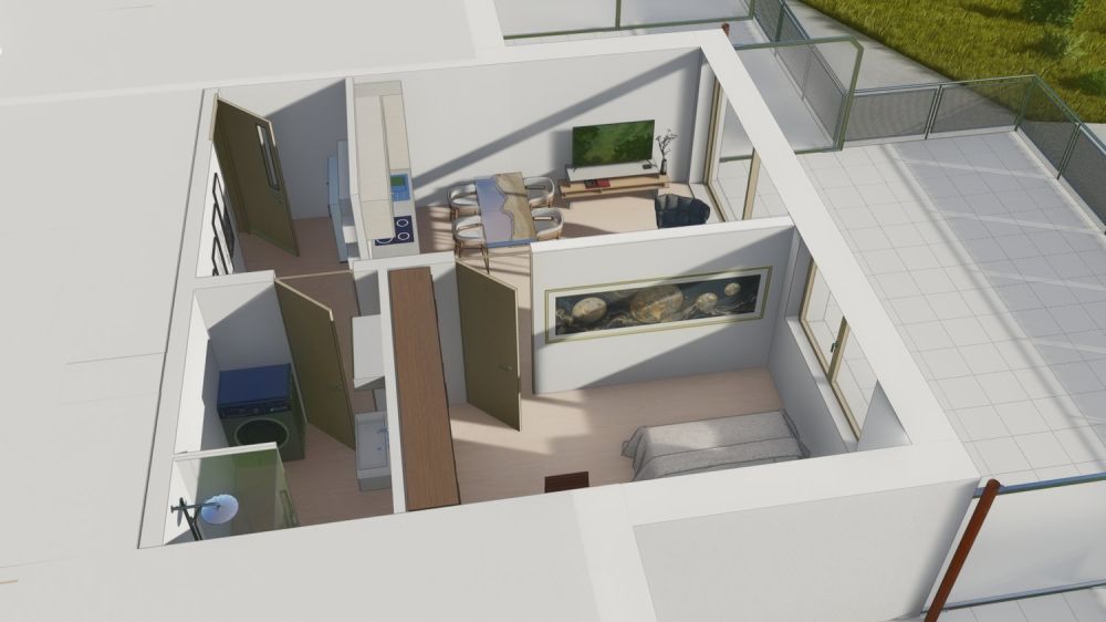 Appartement neuf de 2.5 pièces avec terrasse et vue à Crans-Montana - Résidence principale -  Bild 10