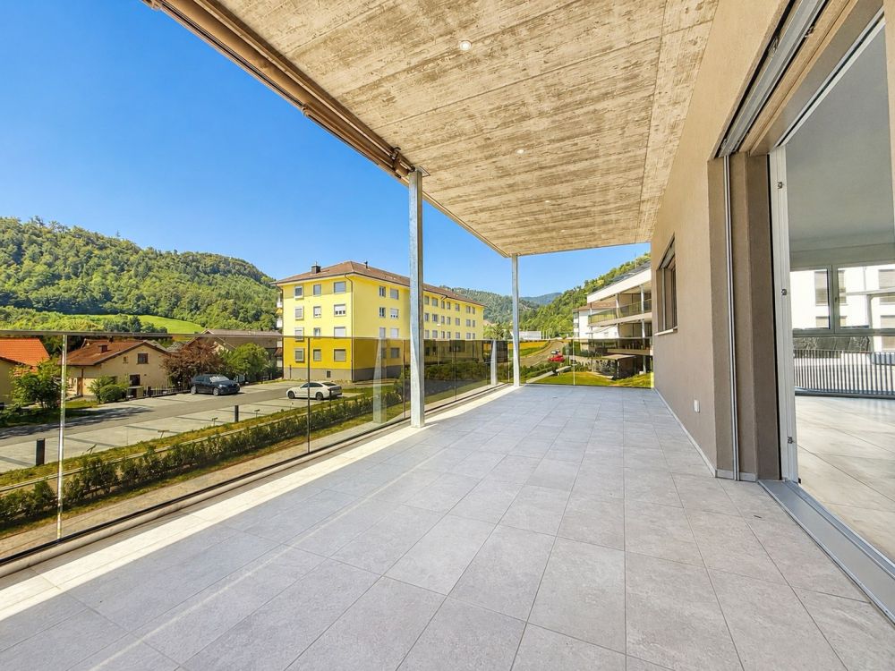 Erstvermietung: Moderne 4.5-Zimmer-Neubau-Wohnung mit Terrasse und schöner Aussicht in Trimbach -  Bild 6