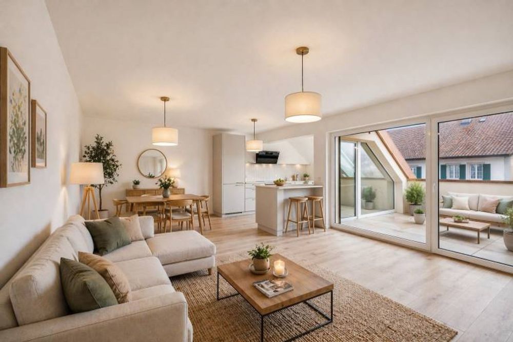 Charmant appartement neuf de 4.5 pièces avec balcon -  Bild 1