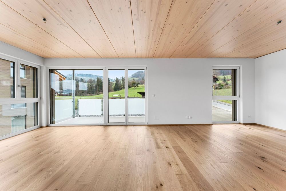 Moderne 4.5-Zimmer-Neubau-Wohnung mit Balkon in Mühlethurnen -  Bild 1