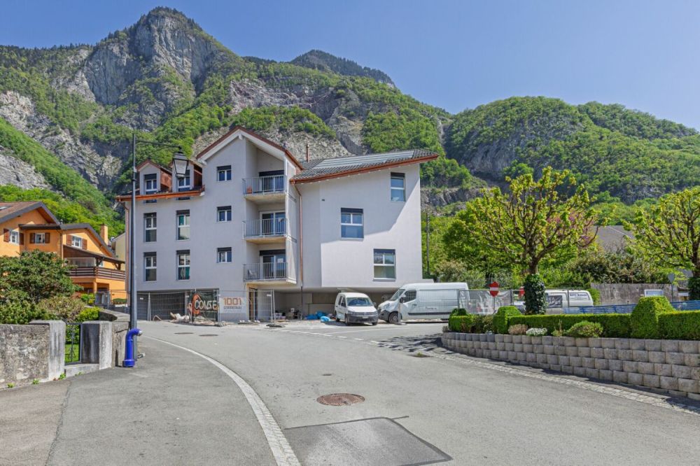 3,5 Zimmer, alles neu, Garten und Dents du Midi! -  Bild 1