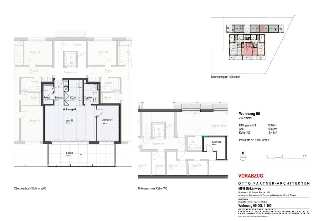 Moderne 2.5-Zimmer-Wohnung 1.OG (Neubau) mit gedecktem Balkon -  Bild 4